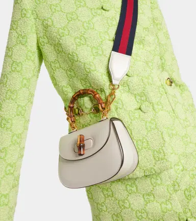 Gucci Bamboo 1947 Mini leather top-handle bag | Thumbnail 7
