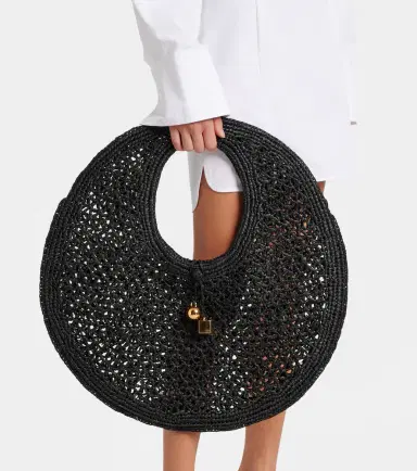 Jacquemus Spiaggia raffia shoulder bag | Thumbnail 5