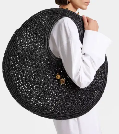 Jacquemus Spiaggia raffia shoulder bag | Thumbnail 6
