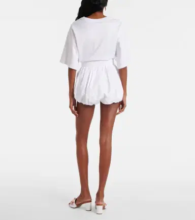 Dolce & Gabbana High-rise cotton poplin shorts | Thumbnail 3