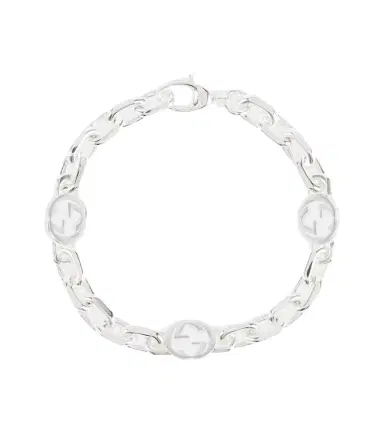 Gucci Interlocking G sterling silver bracelet | Thumbnail 1