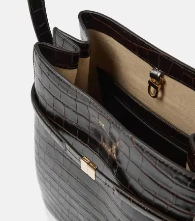 TOTEME Croc-effect leather bucket bag | Thumbnail 2 TOTEME Croc-effect leather bucket bag | Thumbnail 2