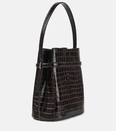 TOTEME Croc-effect leather bucket bag | Thumbnail 3 TOTEME Croc-effect leather bucket bag | Thumbnail 3