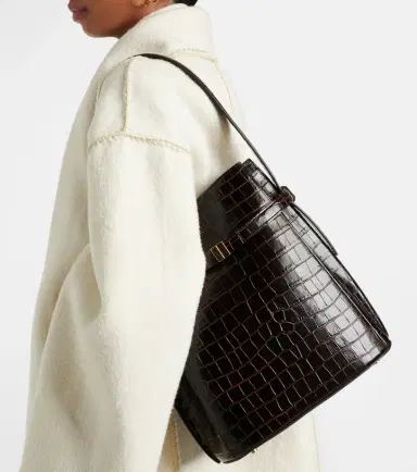 TOTEME Croc-effect leather bucket bag | Thumbnail 6 TOTEME Croc-effect leather bucket bag | Thumbnail 6
