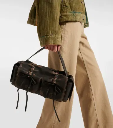 Acne Studios Multipocket leather shoulder bag | Thumbnail 5