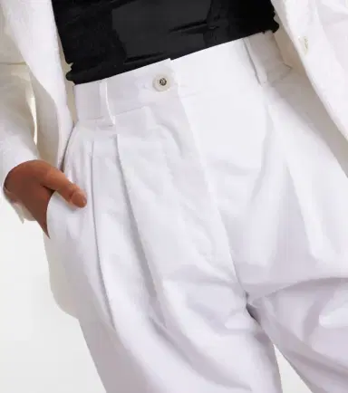 Dolce & Gabbana High-rise cotton straight pants | Thumbnail 2 Dolce & Gabbana High-rise cotton straight pants | Thumbnail 2