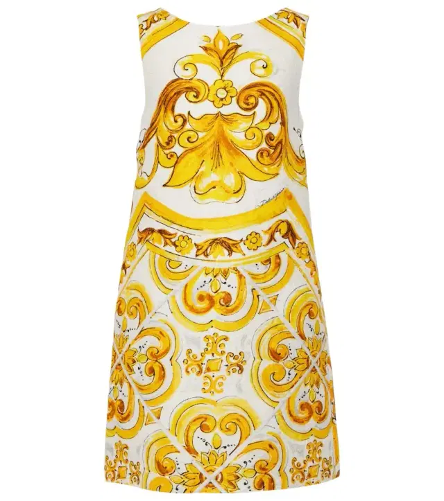 Dolce & Gabbana Majolica minidress