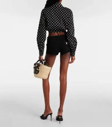 Dolce & Gabbana Low-rise denim shorts | Thumbnail 2
