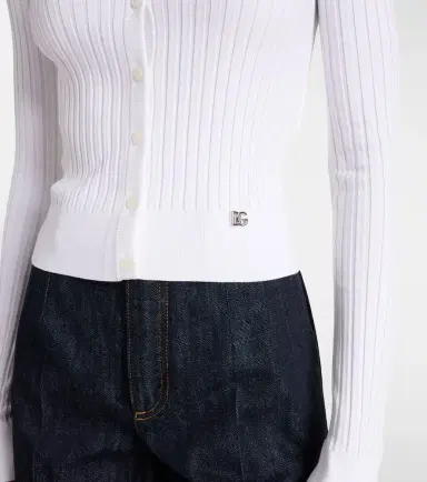 Dolce & Gabbana Ribbed-knit cardigan | Thumbnail 4
