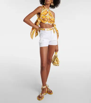 Dolce & Gabbana High-rise denim shorts | Thumbnail 4