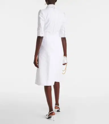 Dolce & Gabbana Cotton-blend tweed shirt midi dress | Thumbnail 2