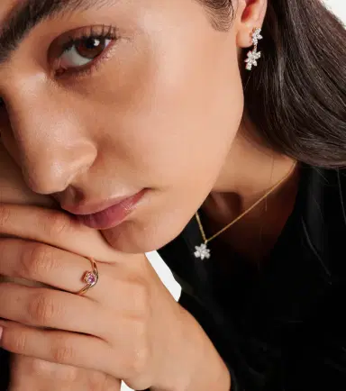 Stone and Strand Sweetheart Bonbon Merge 10kt gold ring with tourmaline | Thumbnail 4