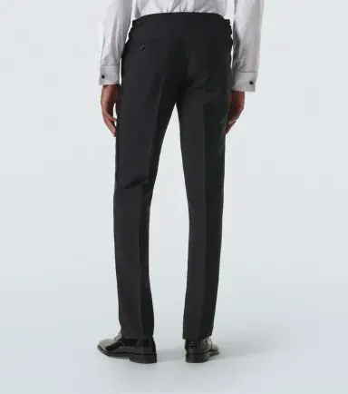 Rubinacci Modluca wool tuxedo pants | Thumbnail 4 Rubinacci Modluca wool tuxedo pants | Thumbnail 4