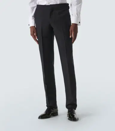 Rubinacci Modluca wool tuxedo pants | Thumbnail 5 Rubinacci Modluca wool tuxedo pants | Thumbnail 5
