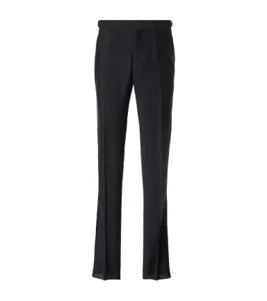 Rubinacci Modluca wool tuxedo pants | Thumbnail 1 Rubinacci Modluca wool tuxedo pants | Thumbnail 1