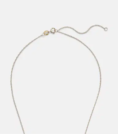 Stone and Strand Luckiest Clover 10kt gold necklace with sapphires | Thumbnail 5