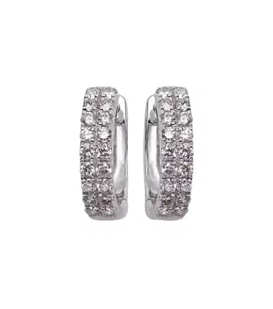 STONE AND STRAND 14kt white gold earrings with diamonds | Thumbnail 1 STONE AND STRAND 14kt white gold earrings with diamonds | Thumbnail 1