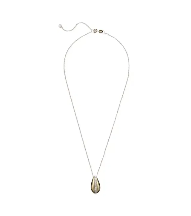 Pistachio 14kt gold necklace with diamonds