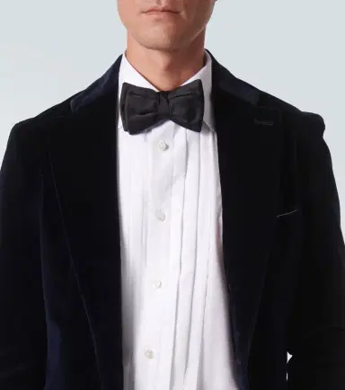 Rubinacci Pleated cotton tuxedo shirt | Thumbnail 4