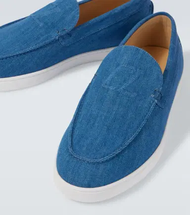 Christian Louboutin Varsiboat denim slip-on shoes | Thumbnail 2 Christian Louboutin Varsiboat denim slip-on shoes | Thumbnail 2