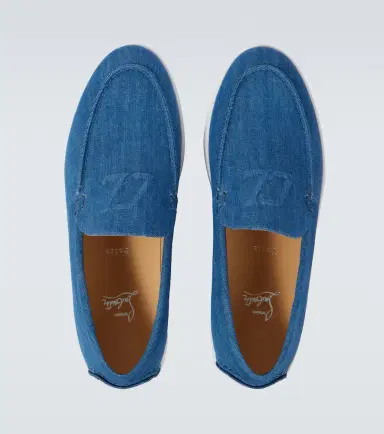 Christian Louboutin Varsiboat denim slip-on shoes | Thumbnail 3 Christian Louboutin Varsiboat denim slip-on shoes | Thumbnail 3
