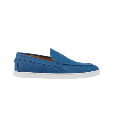 Christian Louboutin Varsiboat denim slip-on shoes | Thumbnail 1 Christian Louboutin Varsiboat denim slip-on shoes | Thumbnail 1