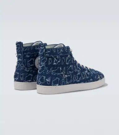 Christian Louboutin Louis denim high-top sneakers | Thumbnail 5 Christian Louboutin Louis denim high-top sneakers | Thumbnail 5