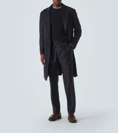Rubinacci Manny virgin wool straight pants | Thumbnail 2