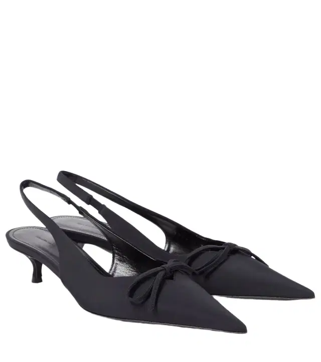 Knife slingback pumps