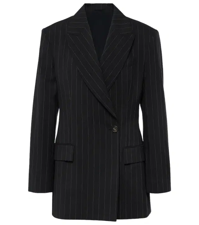 Brunello Cucinelli Pinstripe wool and cotton blazer