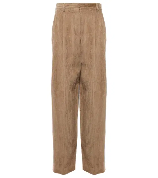 Brunello Cucinelli Cotton corduroy wide-leg pants