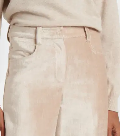 Brunello Cucinelli Cotton-blend wide-leg pants | Thumbnail 5