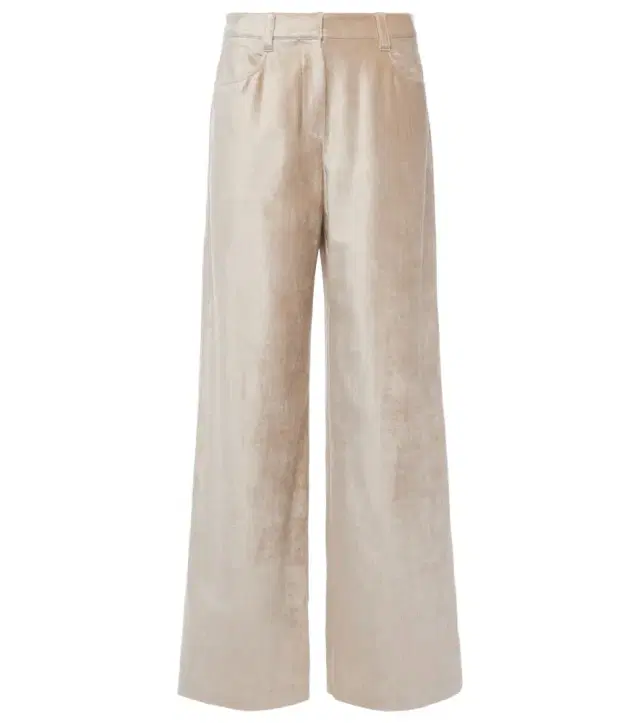 Brunello Cucinelli Cotton-blend wide-leg pants