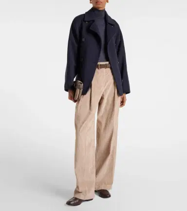 Brunello Cucinelli Turtleneck cashmere-blend top | Thumbnail 3