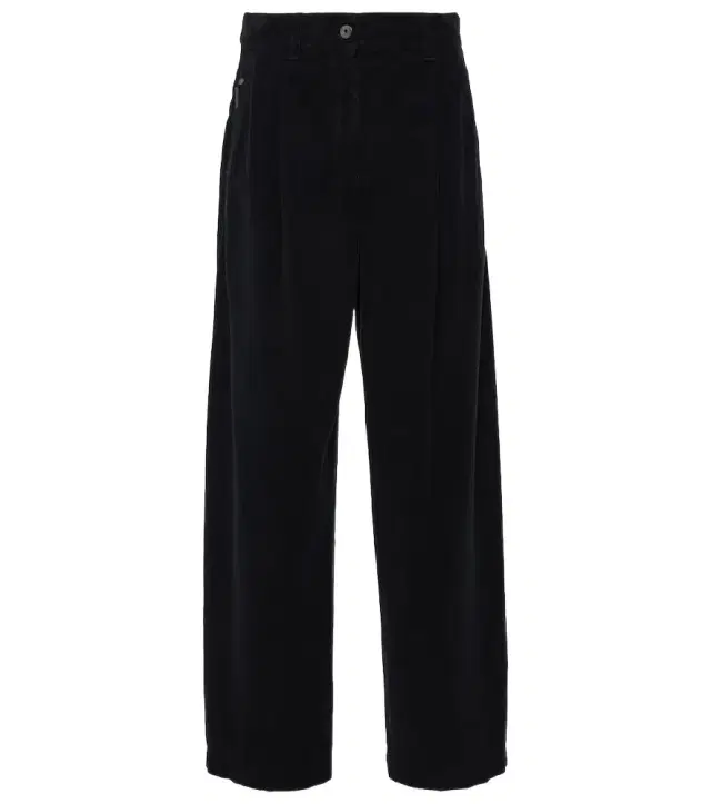 Brunello Cucinelli Cotton-blend velvet straight pants