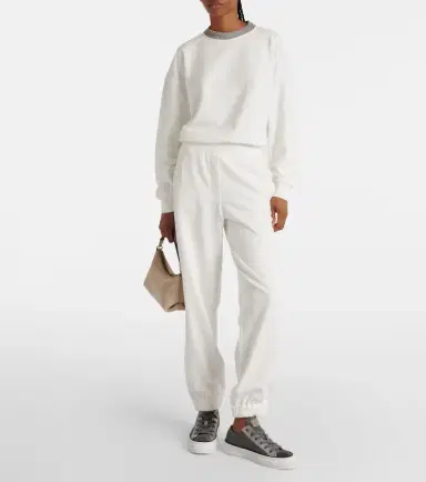 Brunello Cucinelli Cotton jersey sweatpants | Thumbnail 2