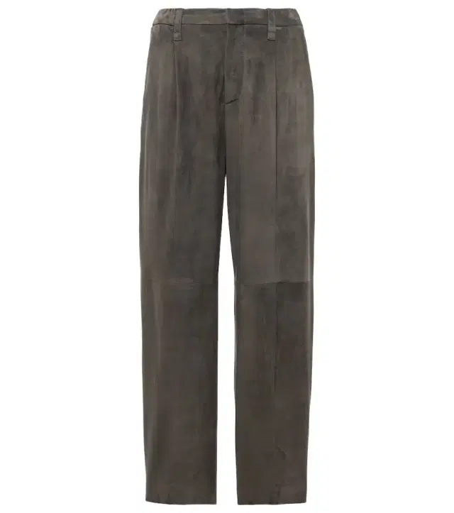 Brunello Cucinelli Suede straight pants