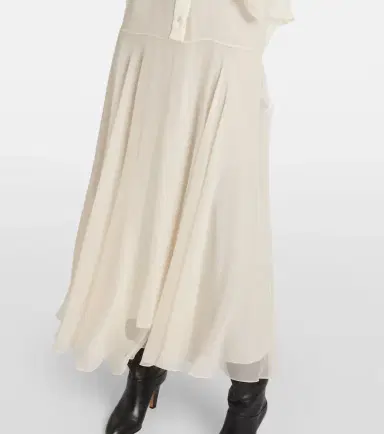 Chloe Chloé Silk chiffon shirt dress | Thumbnail 6