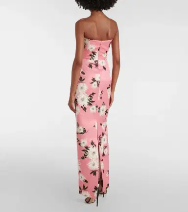Emilia Wickstead Emine floral taffeta faille gown | Thumbnail 3