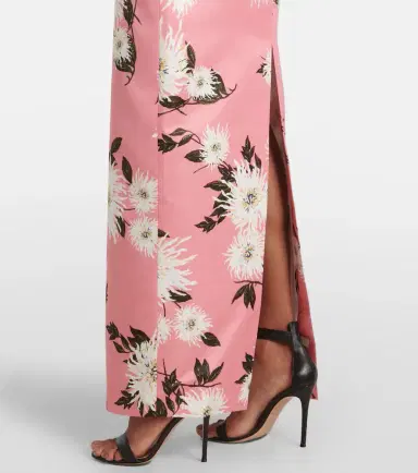 Emilia Wickstead Emine floral taffeta faille gown | Thumbnail 5