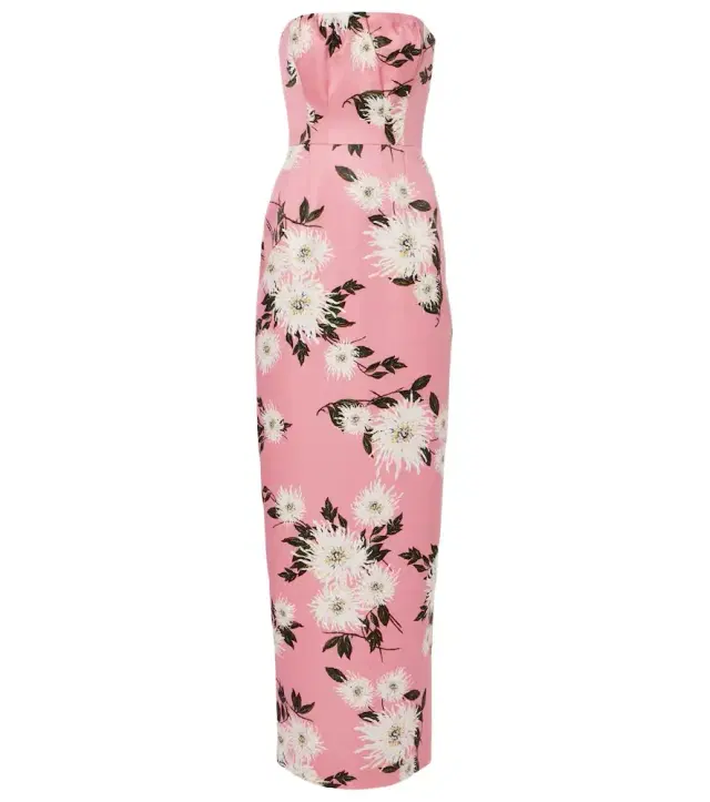 Emilia Wickstead Emine floral taffeta faille gown