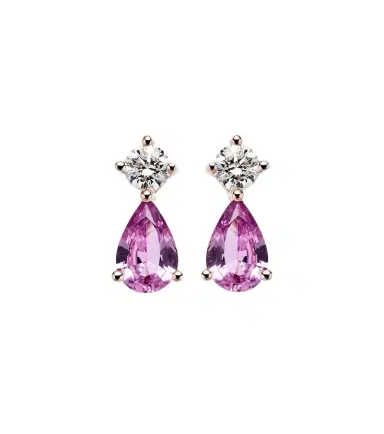 Anita Ko 18kt rose gold earrings with sapphires and diamonds | Thumbnail 1 Anita Ko 18kt rose gold earrings with sapphires and diamonds | Thumbnail 1