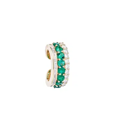 Anita Ko Lola 18kt gold ear cuff with emeralds and diamonds | Thumbnail 1 Anita Ko Lola 18kt gold ear cuff with emeralds and diamonds | Thumbnail 1