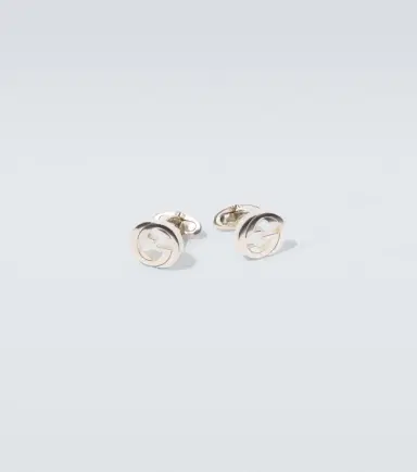 Gucci Interlocking G sterling silver cufflinks | Thumbnail 4