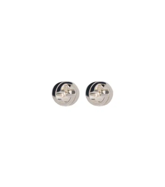 Interlocking G sterling silver cufflinks