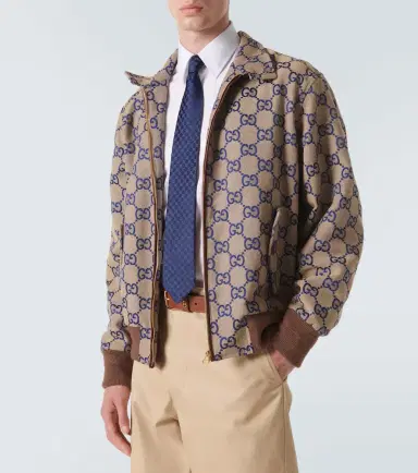 Gucci GG silk twill tie | Thumbnail 2