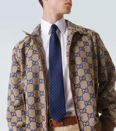 Gucci GG silk twill tie | Thumbnail 3