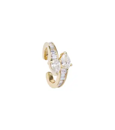 Anita Ko Saturn 18kt gold ear cuff with diamonds | Thumbnail 1 Anita Ko Saturn 18kt gold ear cuff with diamonds | Thumbnail 1