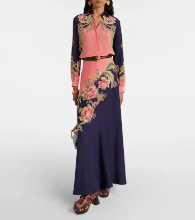 Etro Printed silk shirt | Thumbnail 2