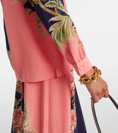 Etro Printed silk shirt | Thumbnail 3